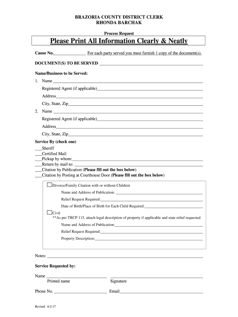 2015 2021 Form TX Process Request Fill Online Printable Fillable 