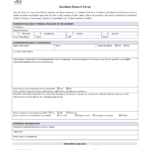 2021 Police Incident Report Form Fillable Printable PDF Forms