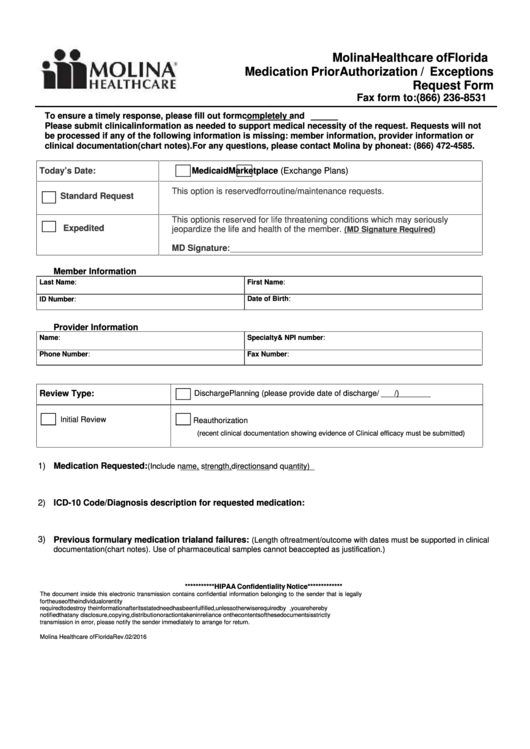 25 Medicare Prior Authorization Form Templates Free To Download In PDF