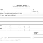 44 Printable Community Service Forms MS Word TemplateLab