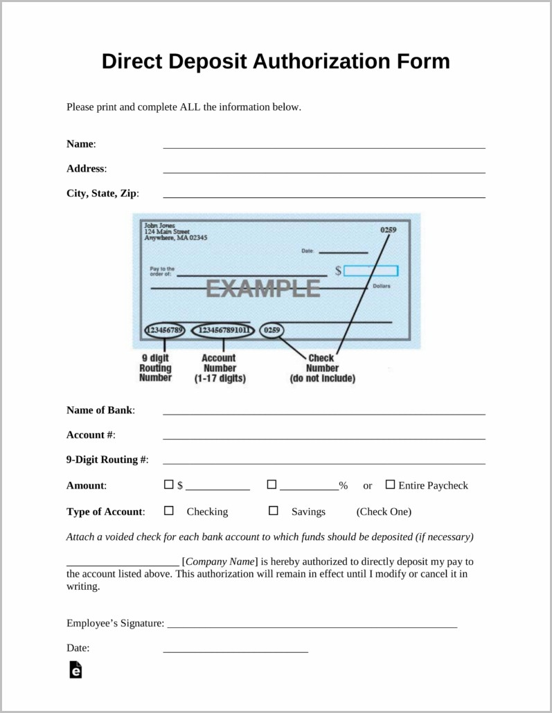 Ach Deposit Authorization Form Template Template Resume Examples 