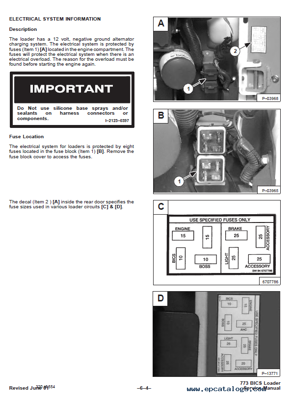 Bobcat 773 Loader Service Manual PDF Download