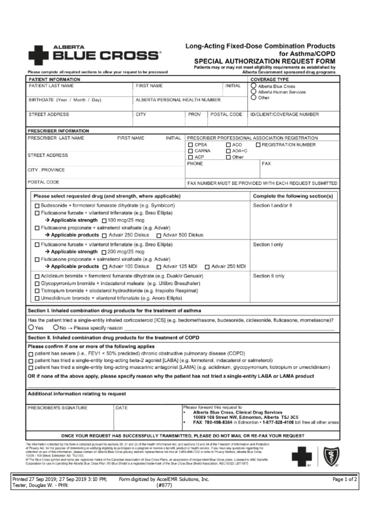 Breo Ellipta Fluticasone Furorate Vilanterol Asthma COPD 