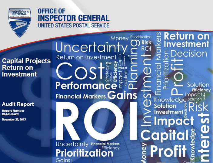 Capital Projects Return On Investment USPS Office Of Inspector General