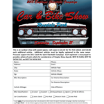 Car Show Registration Form Fill Online Printable Fillable Blank