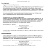 Certificate Of Eligibility Application Califonia Free Download