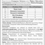 Comsats University Jobs Islamabad 2019 HEC Research Funded Project