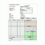 Construction Invoice Templates For Professional Services