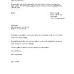 Credit Card Cancellation Letter A Credit Card Cancellation Letter Is