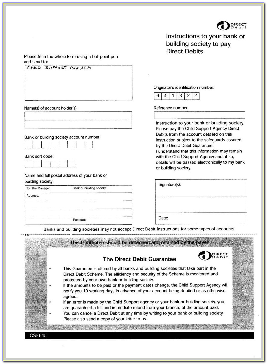 Direct Payment Authorization Form Template Form Resume Examples 