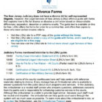 Divorce Forms Free Word Templates