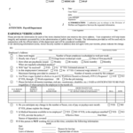 Earnings Verification Form Fill Online Printable Fillable Blank