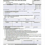 Family Child Care Home License Application