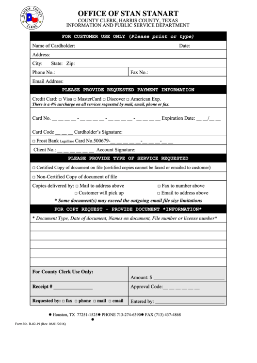 Fillable Harris County Dba Form Printable Pdf Download