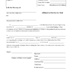 Form DIV814 Download Fillable PDF Or Fill Online Affidavit Of Service