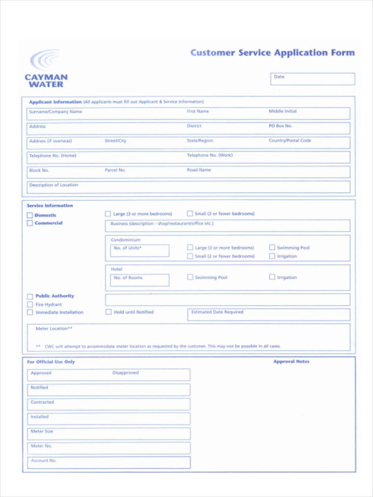 FREE 10 Customer Service Forms In PDF Ms Word