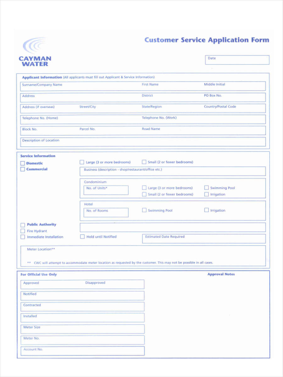 FREE 10 Customer Service Forms In PDF Ms Word