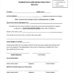 FREE 11 Sample Community Service Forms In PDF MS Word