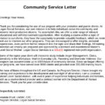 FREE 25 Sample Community Service Letter Templates In PDF MS Word