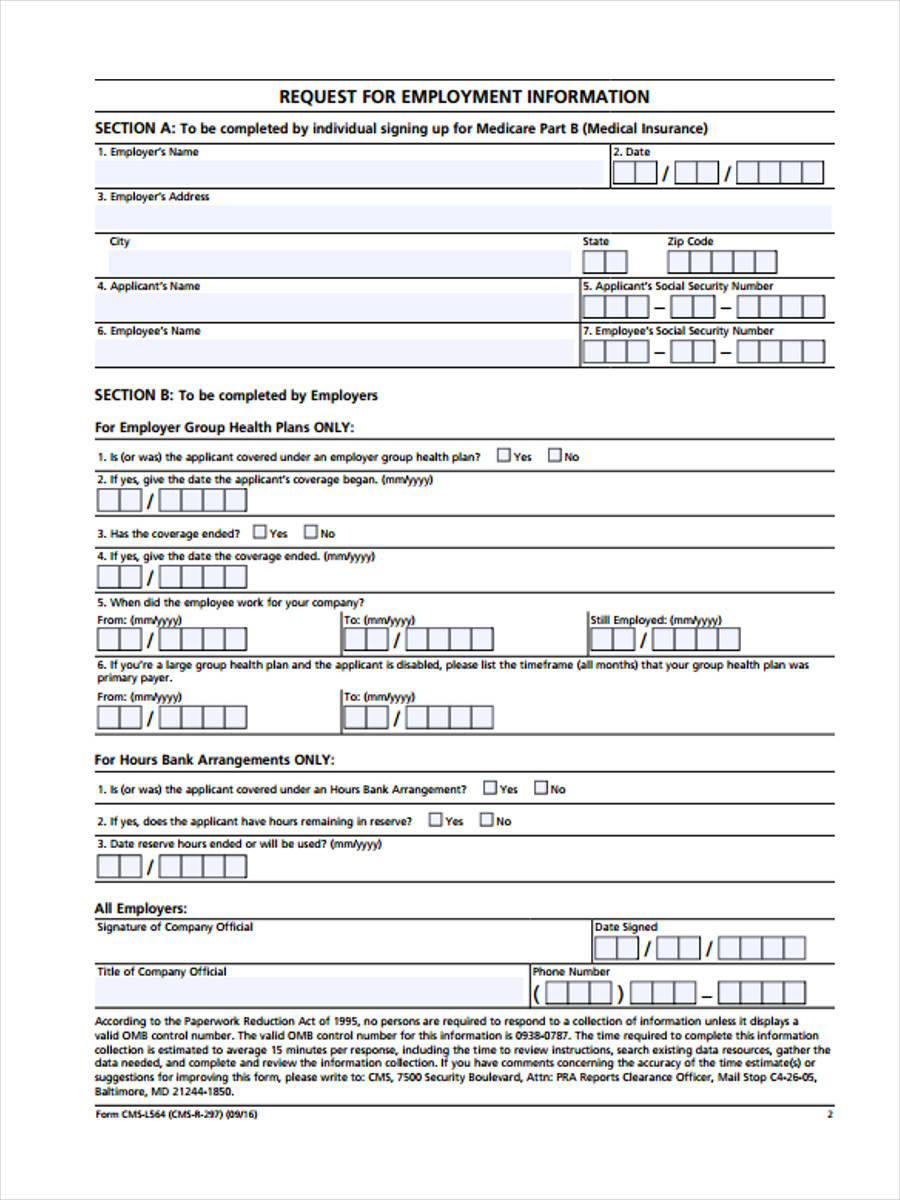 FREE 49 Sample Employee Request Forms In PDF MS Word Excel