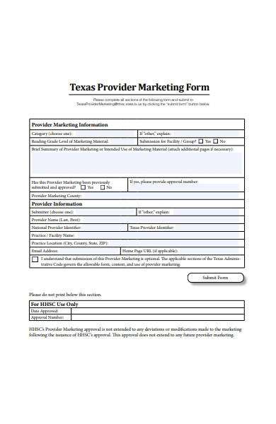 FREE 51 Marketing Forms In PDF MS Word Excel