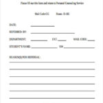 FREE 8 Counseling Referral Forms In MS Word PDF