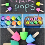 Homemade DIY Sidewalk Chalk Ideas Recipes For Kids