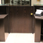 HSBC Mobile Reception Desk With Swinging Door Colecraft