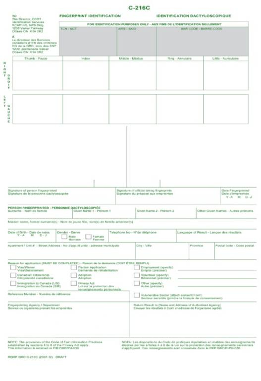 International Fingerprinting Globeia