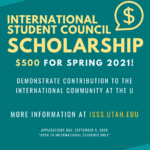 International Student Council International Student Scholar