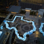 Marriott Marquis Houston s Parkview Terrace With Texas shaped Lazy