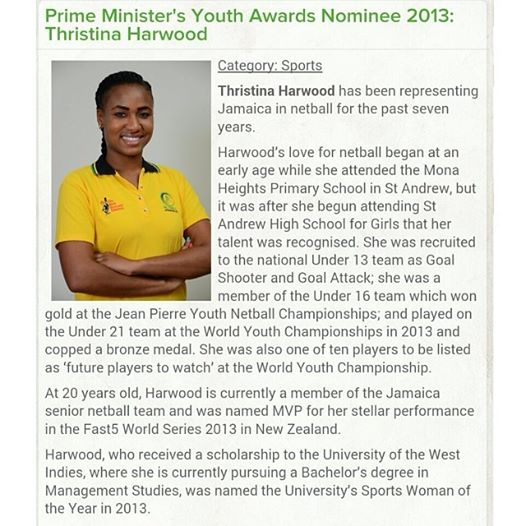 MSBM Student Wins Prime Minister s National Youth Award Mona School 