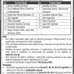 NLC Jobs 2021 National Logistics Cell Multiple Vacancies Announced