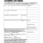 Order For Catering Job