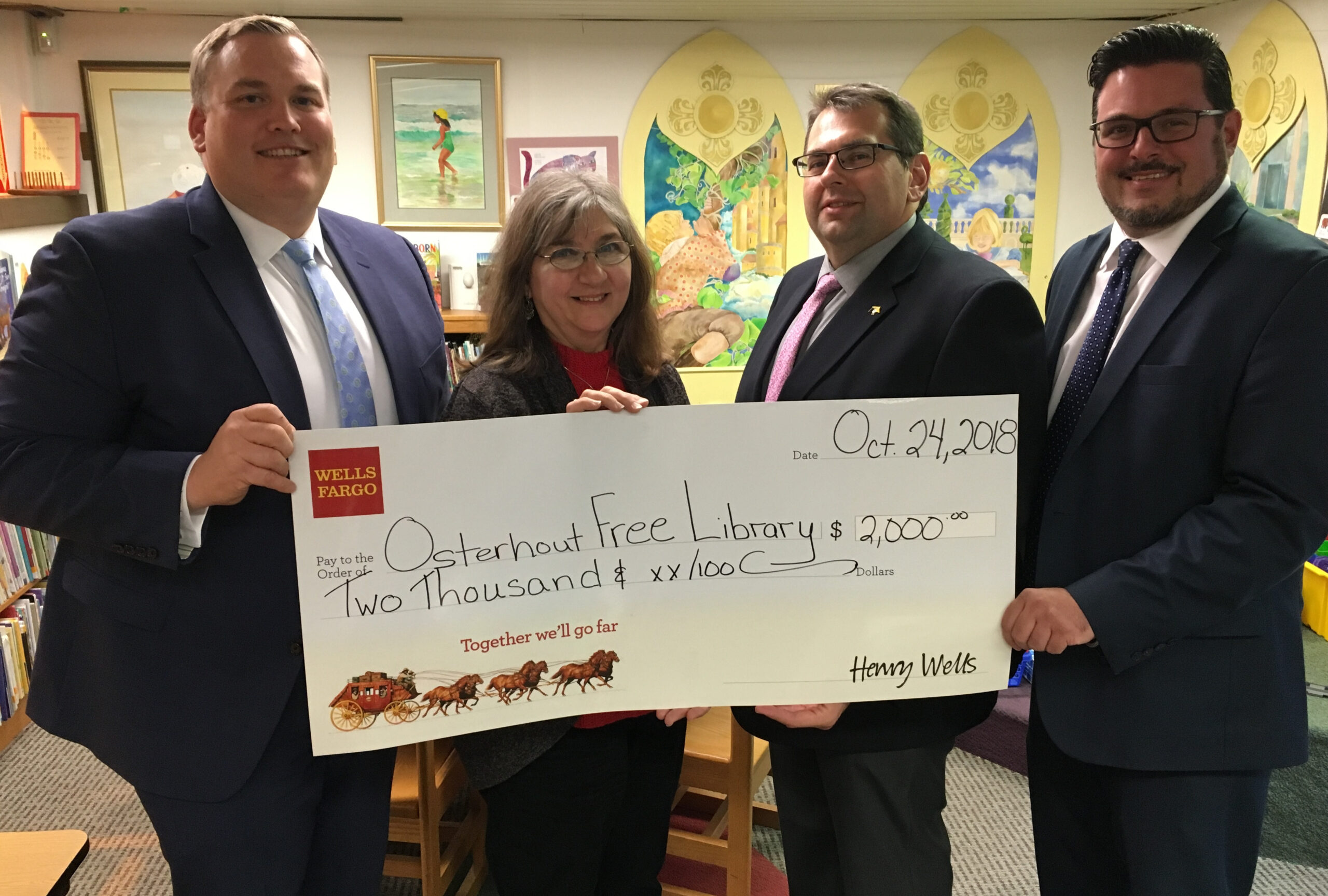 Osterhout Free Library Awarded Wells Fargo Foundation Grant Osterhout 