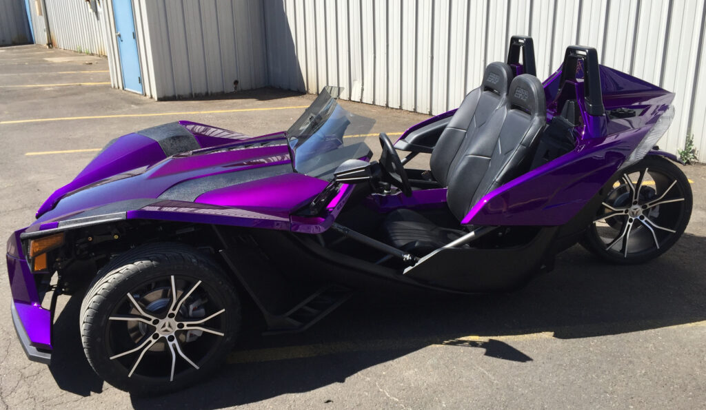 Polaris Slingshot Repaint Custom Cutting Edge Illusions