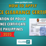 POLICE CLEARANCE CERTIFICATE APPLICATION IN THE PHILIPPINES 2020