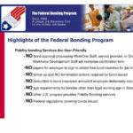 PPT Highlights Of The Federal Bonding Program PowerPoint Presentation