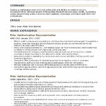 Prior Authorization Representative Resume Samples QwikResume