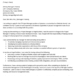 Project Manager Cover Letter Example Writing Tips Resume Genius