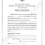 Resale Certificate Form Rhode Island Printable Pdf Download