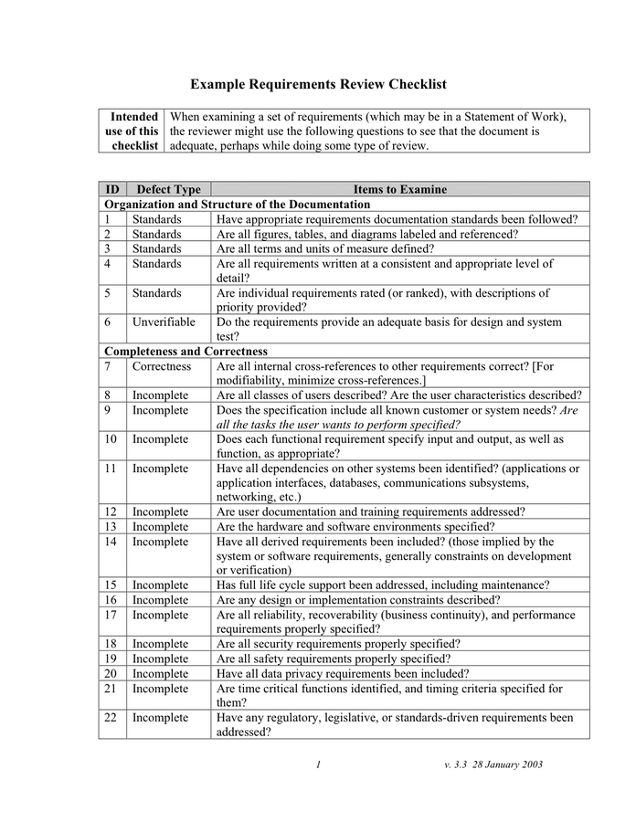 Review Of Systems Template Download Free Documents For PDF Word And 