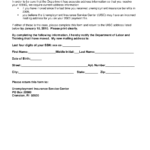 Rhode Island Address Change Request Form Download Printable PDF