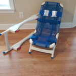 Rifton Blue Wave Bath Chair With Tub Riser Children s Assistive