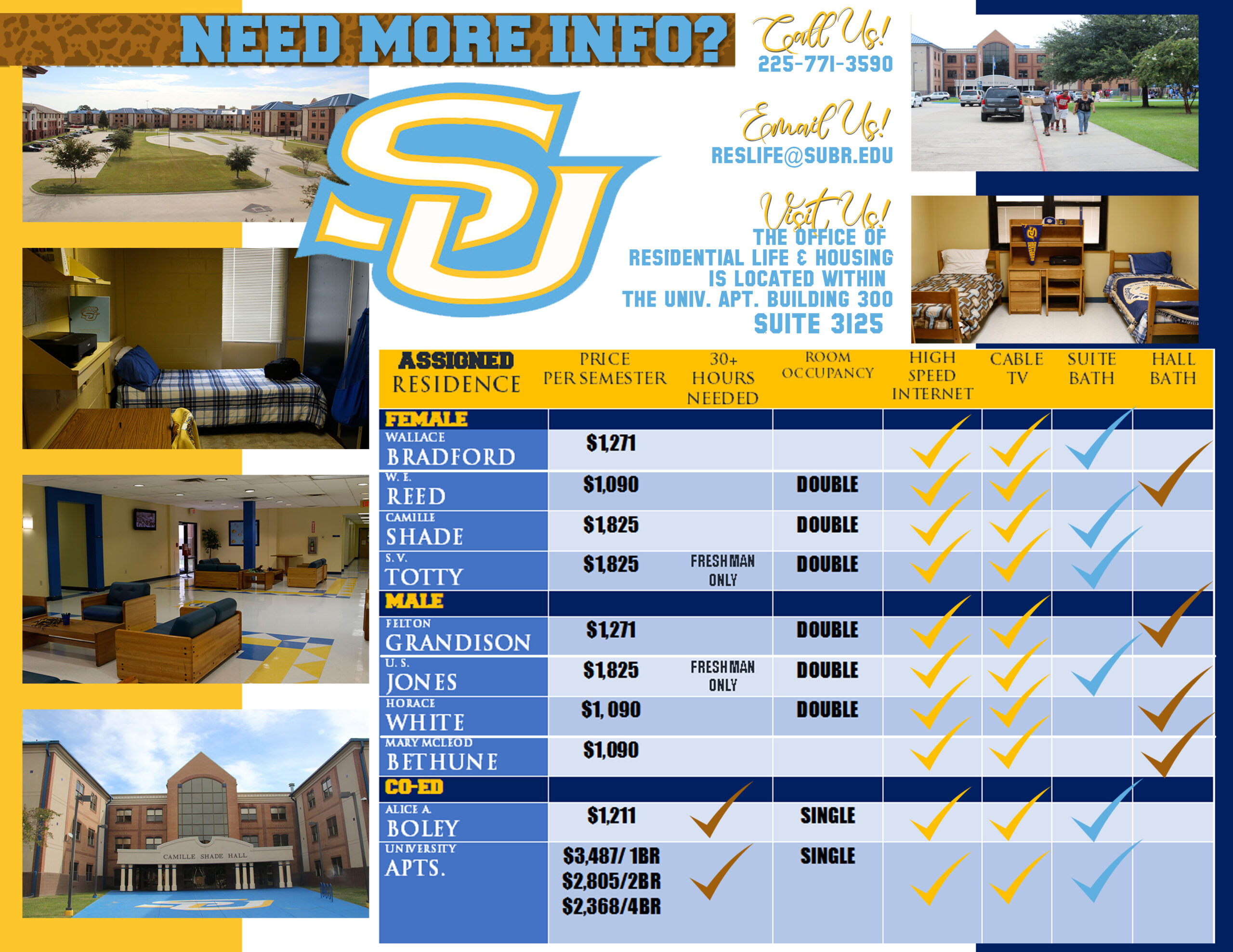 Room Rates Southern University And A M College