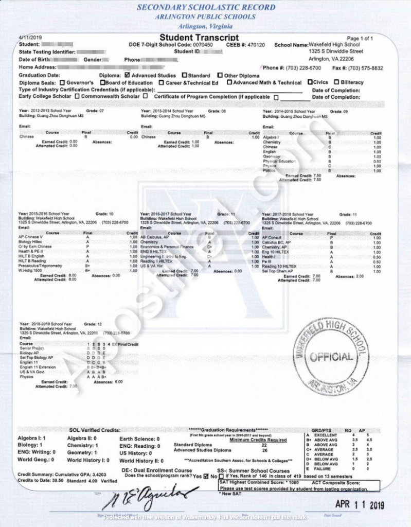 School Records Online Apostille Services