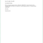 Simple Resignation Letter Resignation Letter Resignation