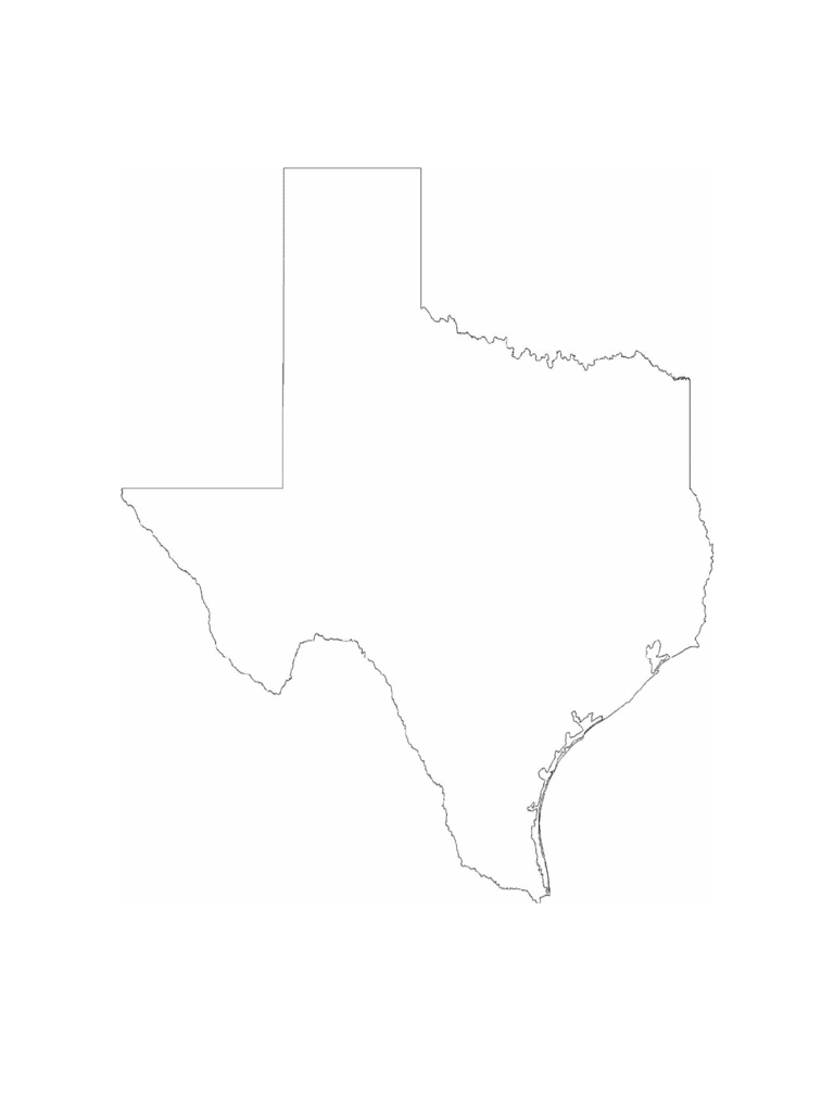 Texas Map Template 8 Free Templates In PDF Word Excel Download