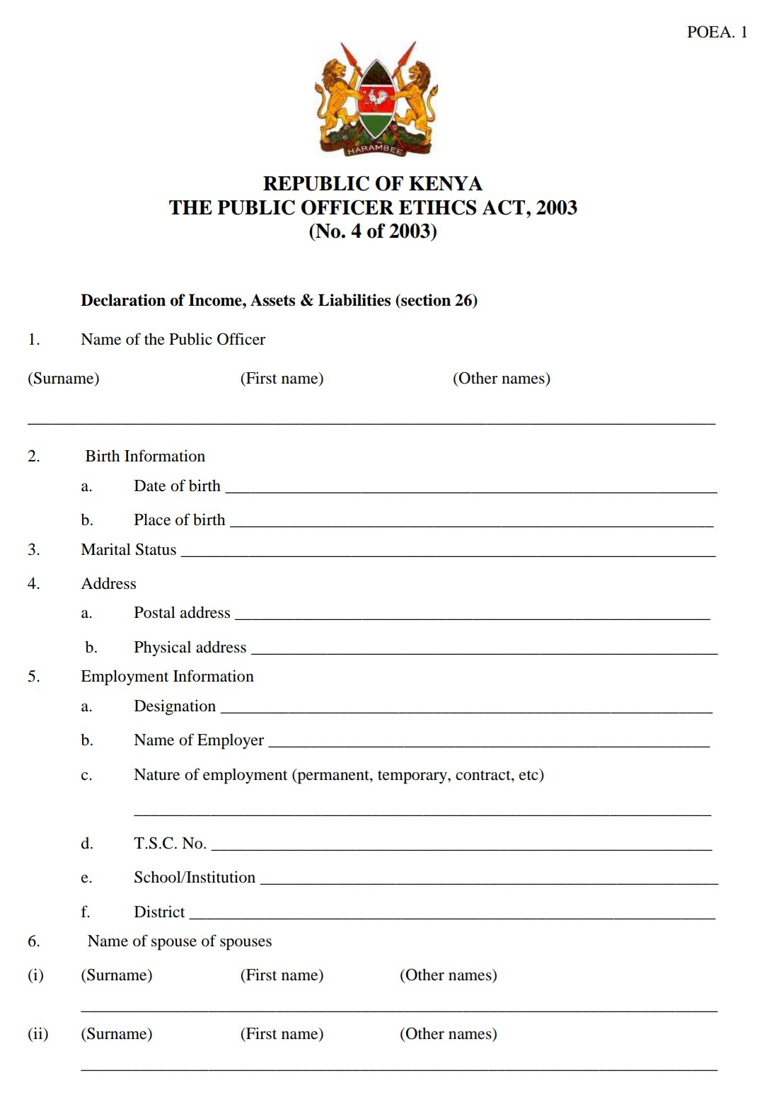 The 2019 Wealth Declaration Form Free Download Pdf And Guide 