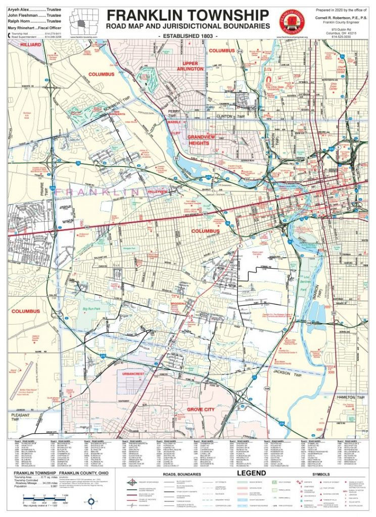 Township Maps Franklin County Engineer s Office